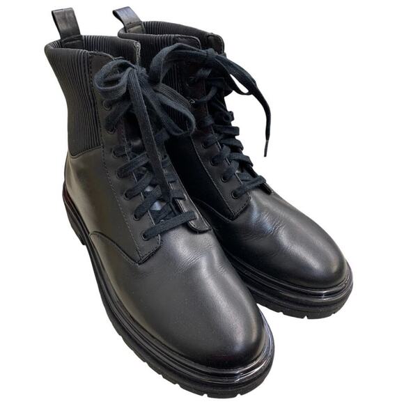 Johnston & Murphy Gianna Gore Lace up boot Combat Boot SZ 9 - Picture 1 of 8
